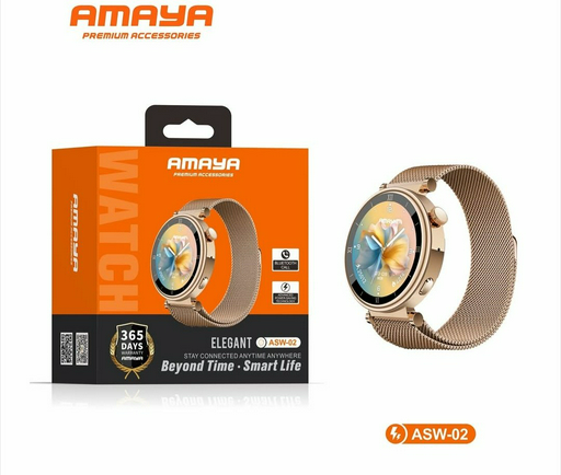 Смарт-часы AMAYA ASW-02 32 мм золотистый