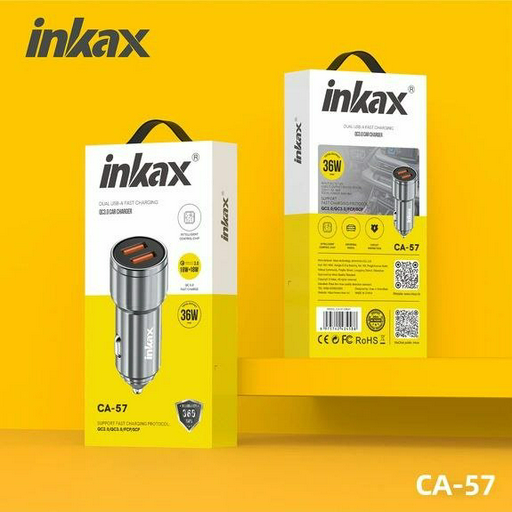 Зарядное устройство Inkax CA-57 USB серый
