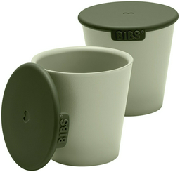 Комплект посуды BIBS 4310250 , пластик, зеленый