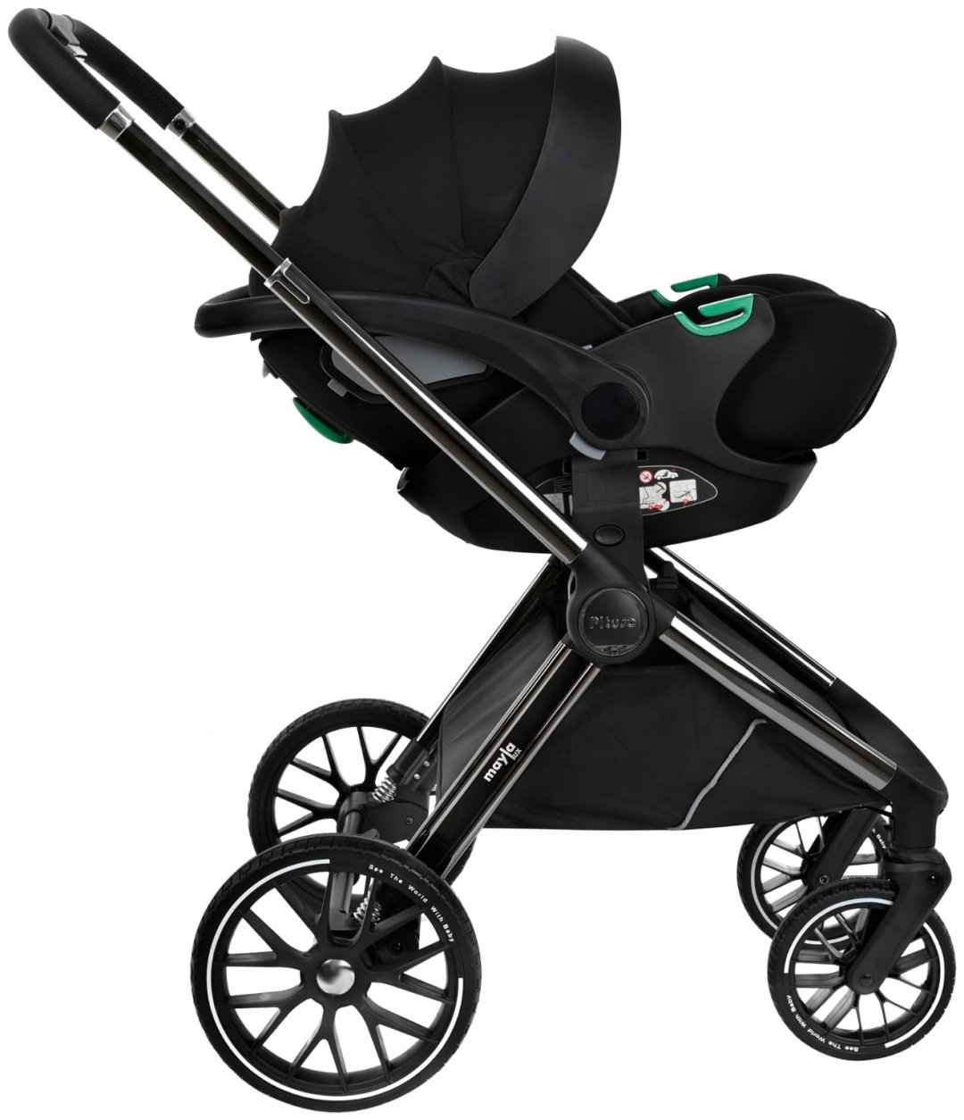 Коляска универсальная 3 в 1 Pituso LUX/888, зеленый купить,0