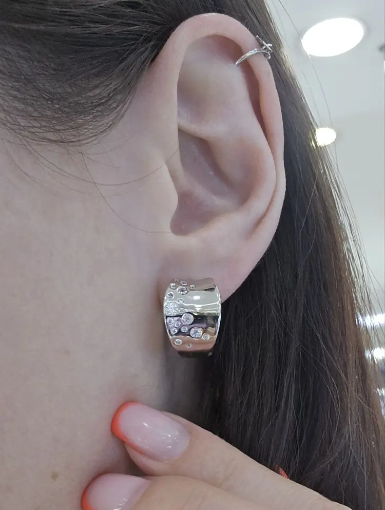 Серьги Silver WINGS 2212732272а вес 6.46 г серебро, фианит купить,35240