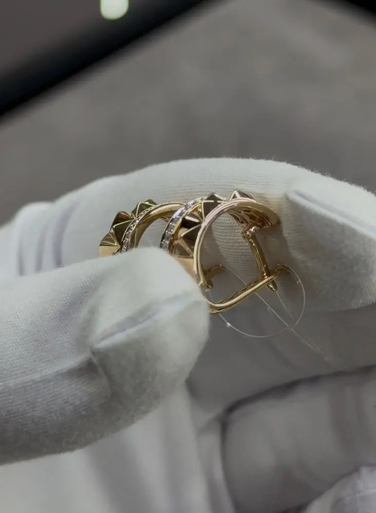 Серьги Trilliant 20393-12-10 вес 3.9 г золото, бриллиант купить,527650