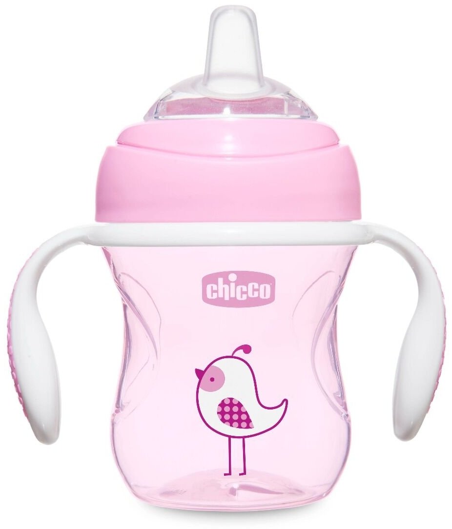 Chicco поильник-непроливайка, 200 мл, пластик/силикон, 00006911100000