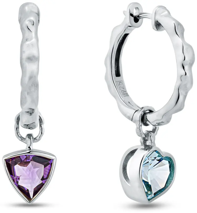Серьги SADKO 01009-20-090114 вес 8 г серебро, топаз, аметист - ForteMarket Серьги SADKO 01009-20-090114 вес 8 г серебро, топаз, аметист купить,115200