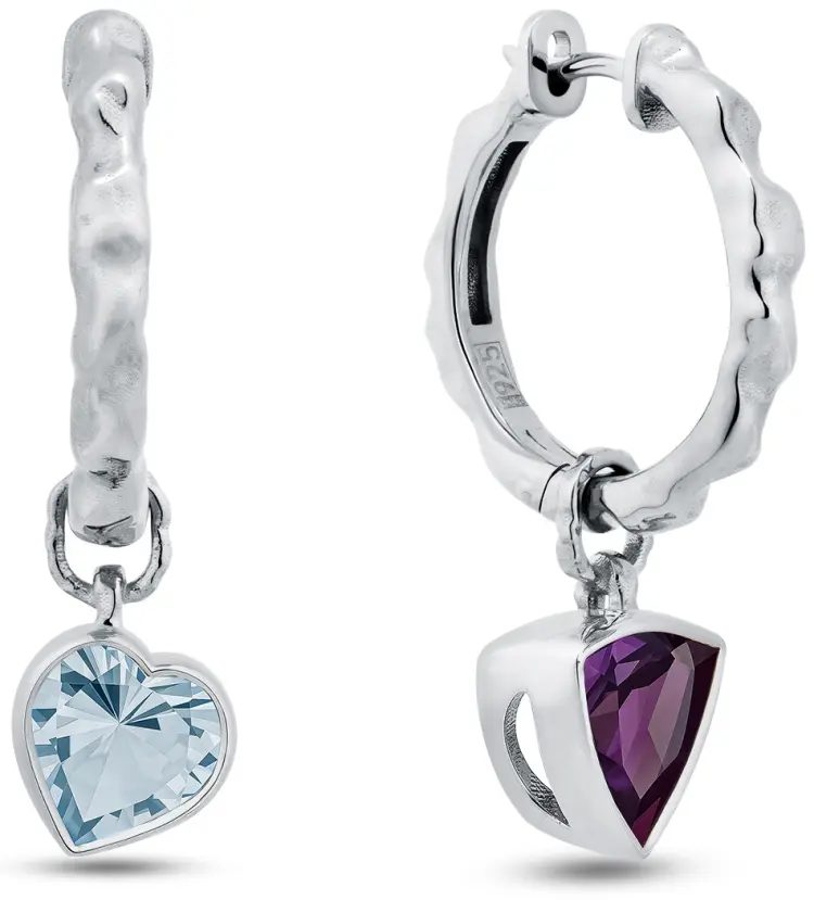 Серьги SADKO 01009-20-090114 вес 8 г серебро, топаз, аметист - ForteMarket Серьги SADKO 01009-20-090114 вес 8 г серебро, топаз, аметист купить,115200