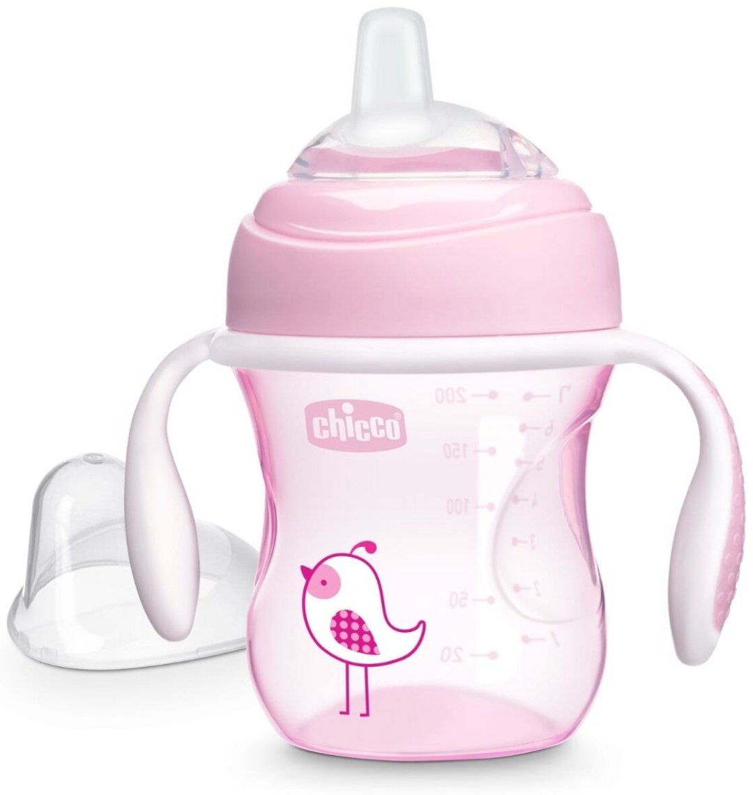 Chicco поильник-непроливайка, 200 мл, пластик/силикон, 00006911100000 купить,0