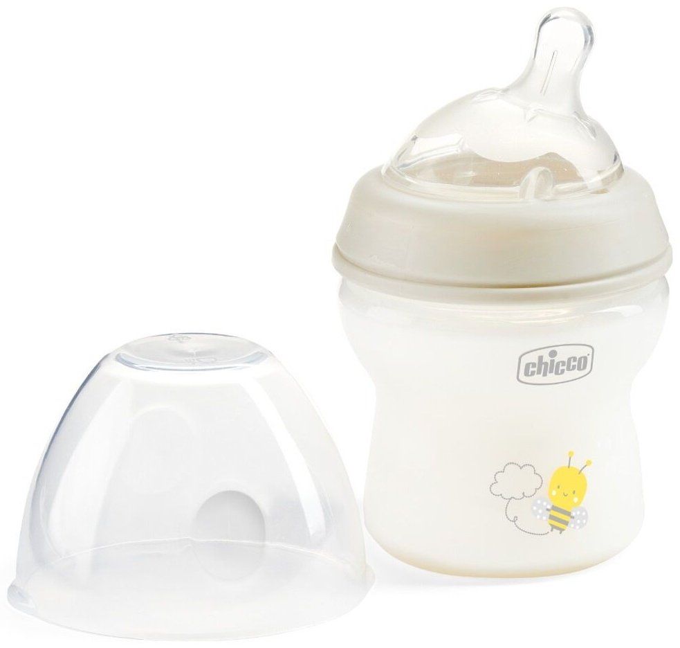 Бутылочка Chicco NATURAL FEELING 150 мл бежевый купить,0