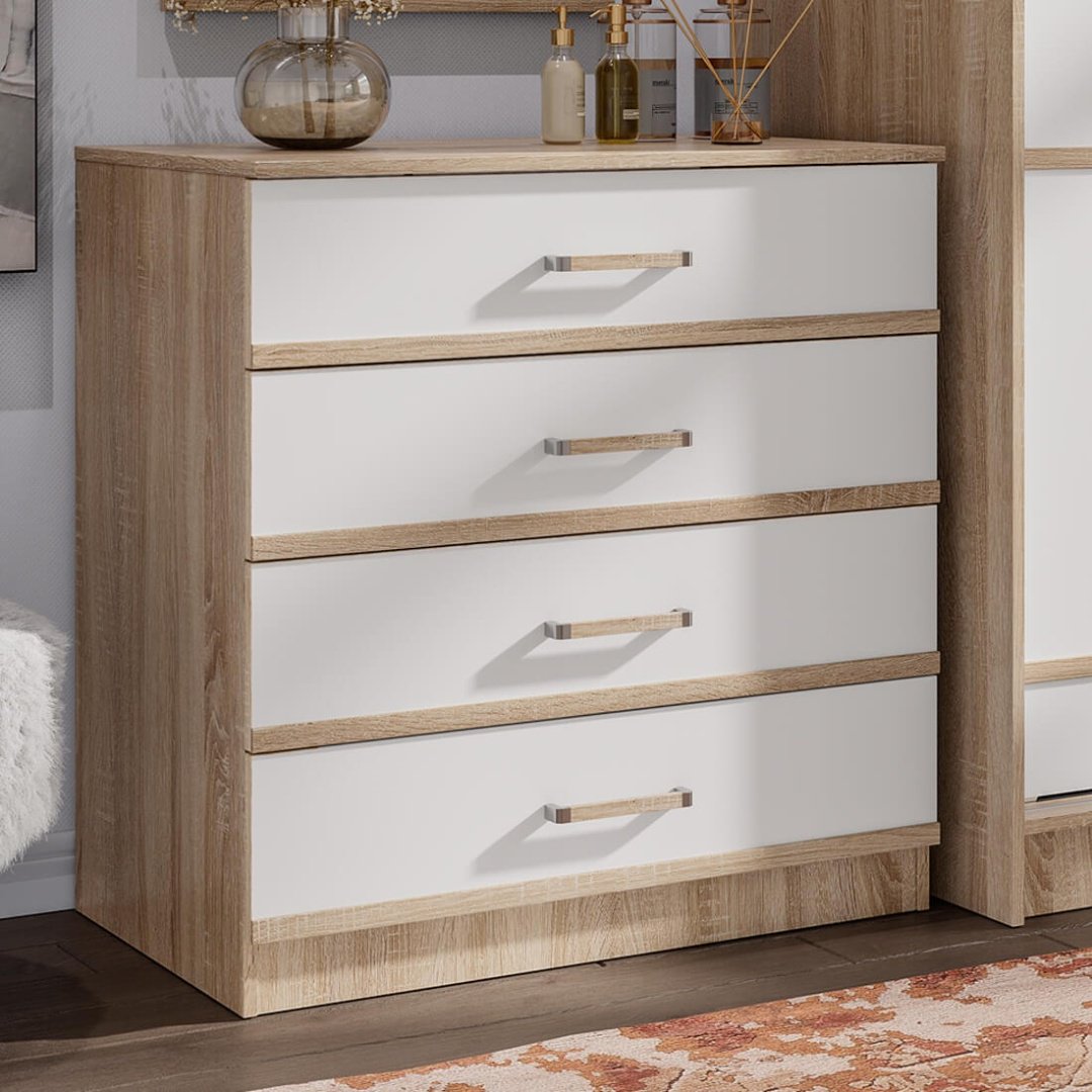 Комод BTS Сакура 85x50.40x86.6см белый купить,NaN