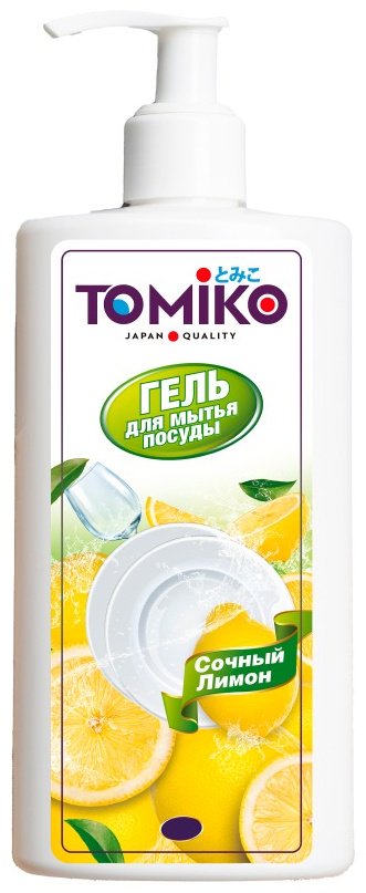 Tomiko гель Для посуды Сочный лимон 1
