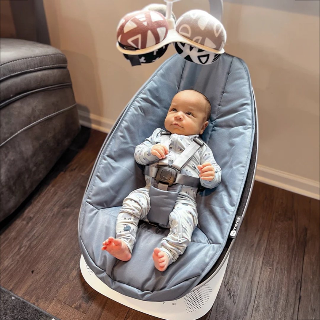 Качеля 4Moms MamaRoo5 Slate Blue розовый, голубой купить,0