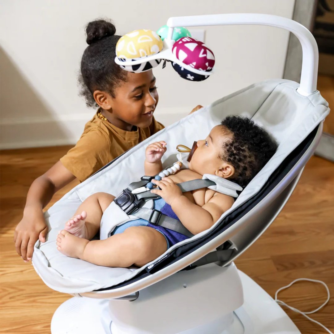 Качеля 4Moms MamaRoo5 Slate Blue розовый, голубой купить,0
