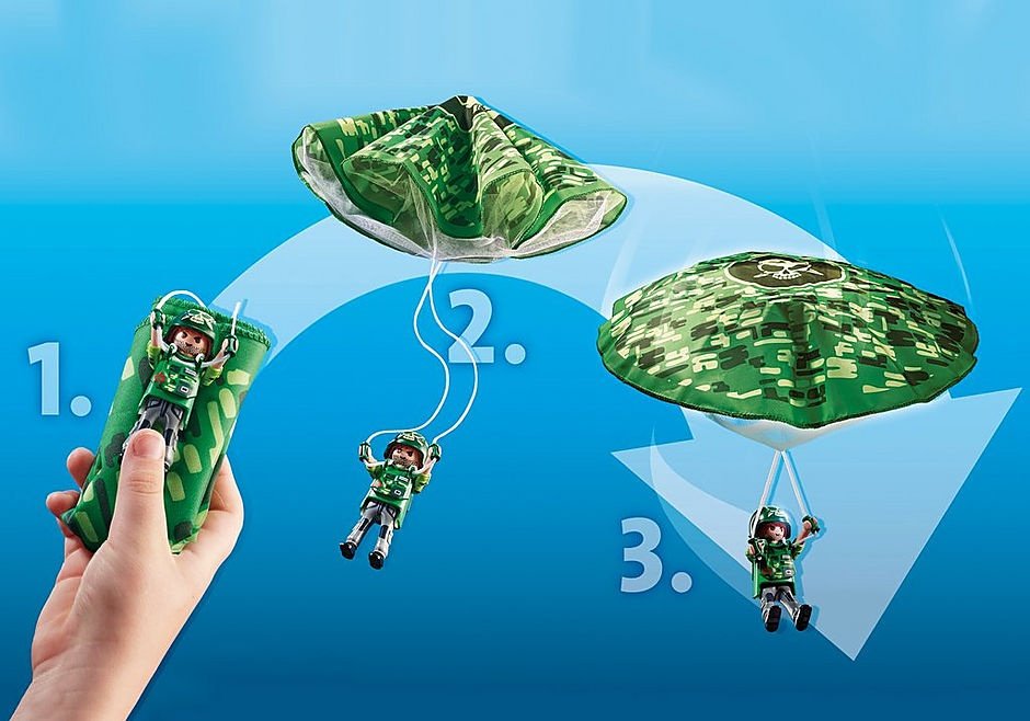Набор Playmobil Полицейский парашютный поиск купить,0