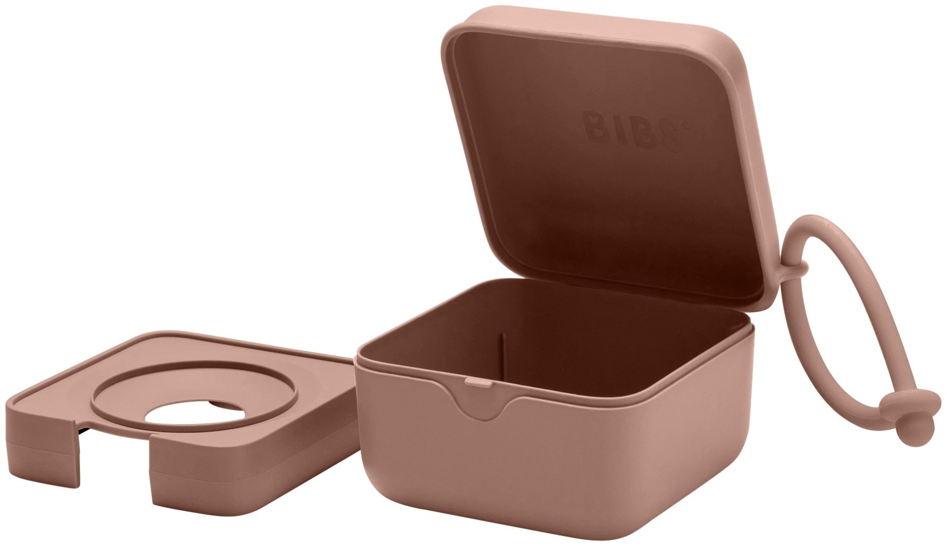 Футляр для пустышек BIBS Pacifier Box Woodchuck, 1 шт, коричневый купить,0