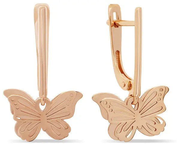 Серьги Династия 501792-1000 вес 2.2 г золото, без вставок - ForteMarket Серьги Династия 501792-1000 вес 2.2 г золото, без вставок купить,180000