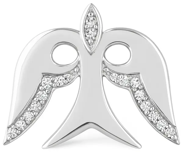Брошь АЛЬКОР 04-5301_00КЦ-00 вес 2.1 г серебро, фианит купить,24280
