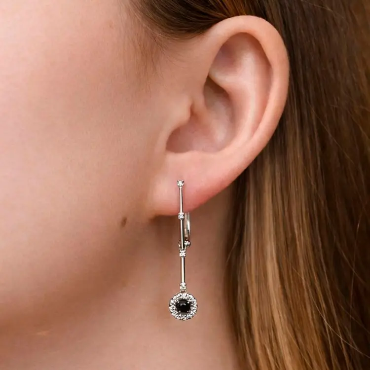 Серьги Leto 1291-22022 вес 3.05 г золото, сапфир, бриллиант - ForteMarket Серьги Leto 1291-22022 вес 3.05 г золото, сапфир, бриллиант купить,512000