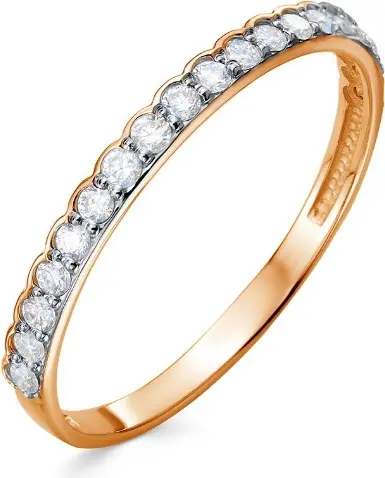 Кольцо BUBLIK JEWELRY BR1181371010 размер 16 вес 0.88 г золото, бриллиант выращенный купить,246500