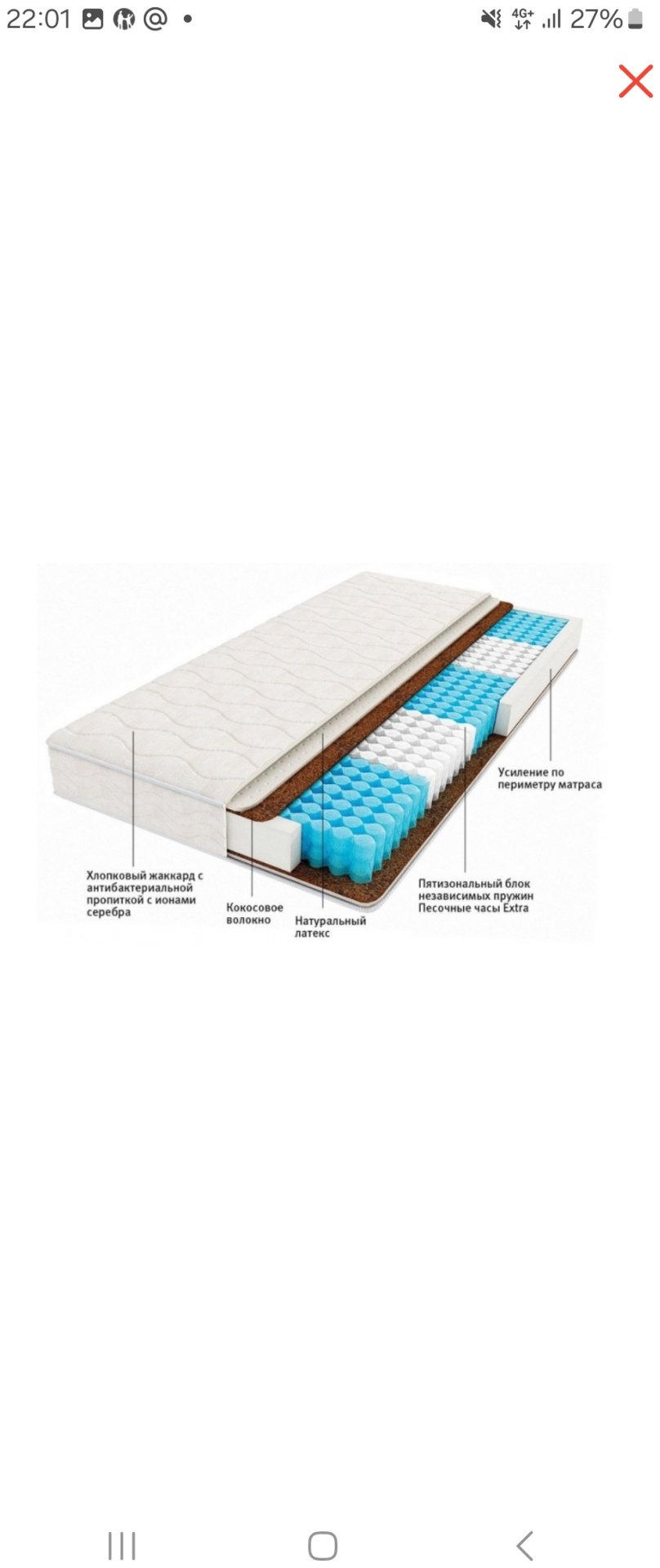 Матрас Askona Expert ETALON, 120x200x24 см - ForteMarket Матрас Askona Expert ETALON, 120x200x24 см купить,NaN