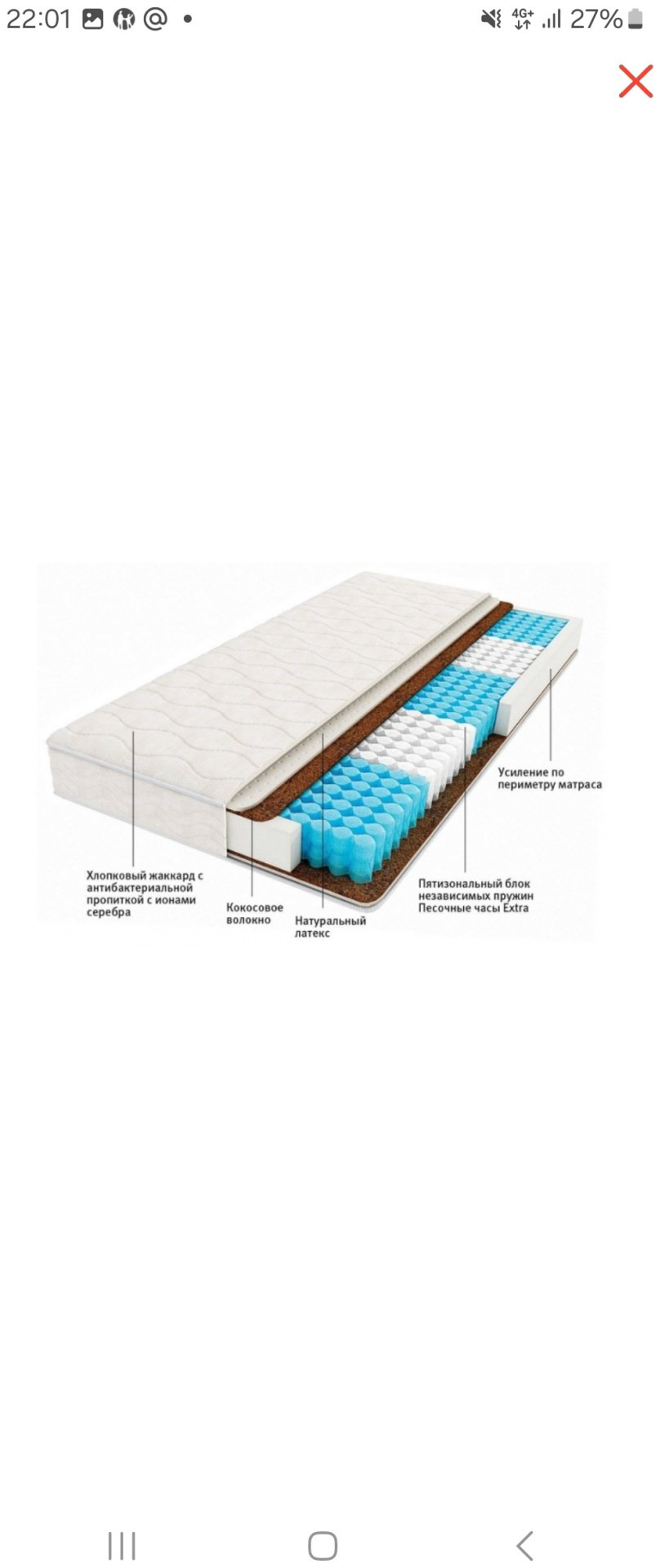Матрас Askona Expert ETALON, 120x200x24 см - ForteMarket Матрас Askona Expert ETALON, 120x200x24 см купить,NaN