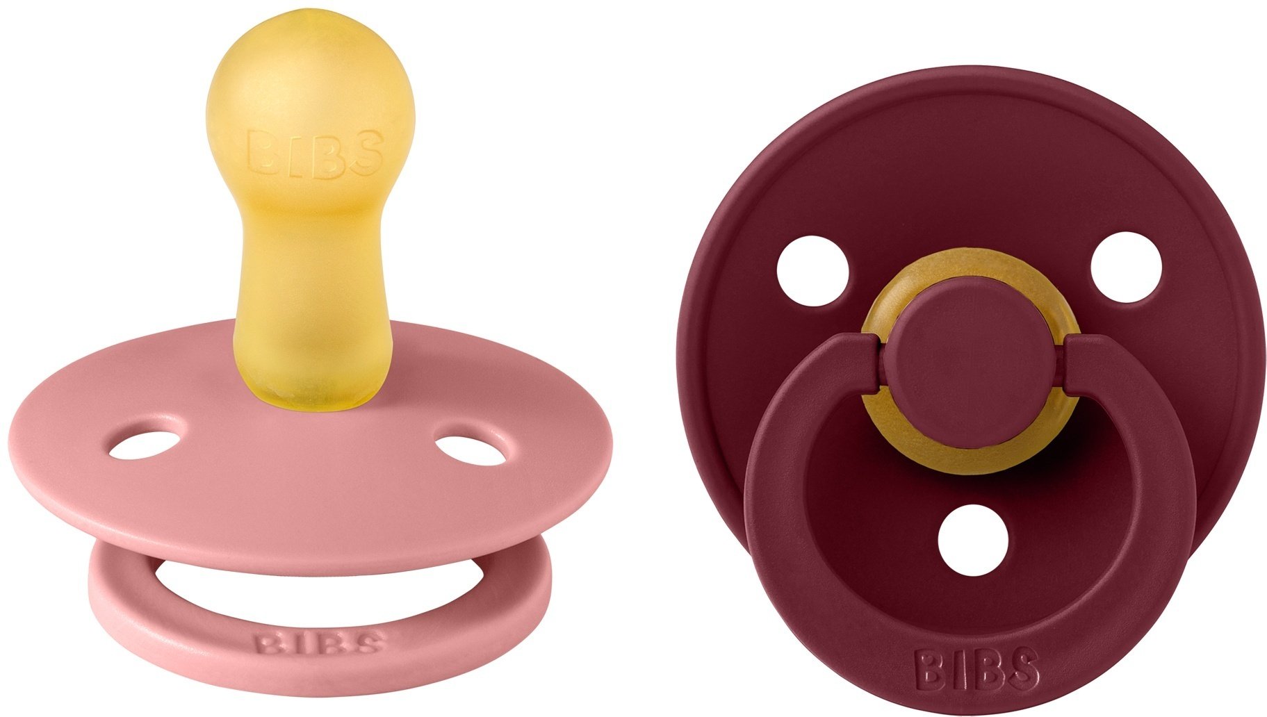 Набор пустышек BIBS Colour Dusty Pink/Elderberry 6&#43; месяцев