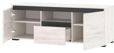 ТВ-тумба напольная Памир ТВ 1350 Гретта 135x50x41.1см светло-серый купить,NaN