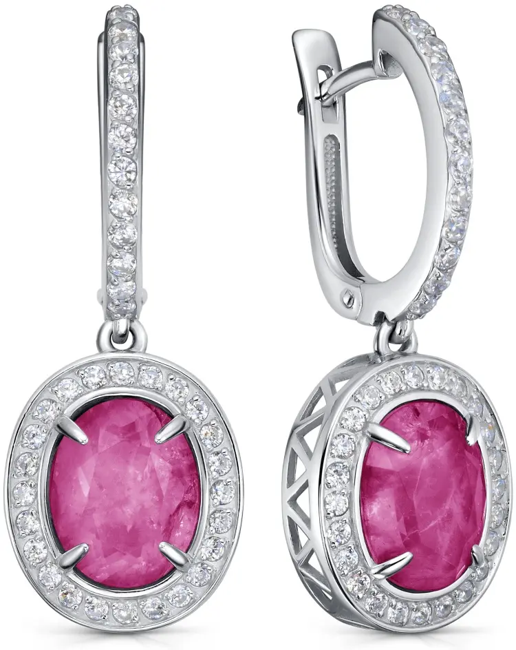 Серьги Kabarovsky 12-916-62300 вес 5.9 г серебро, алпанит, фианит купить,62960