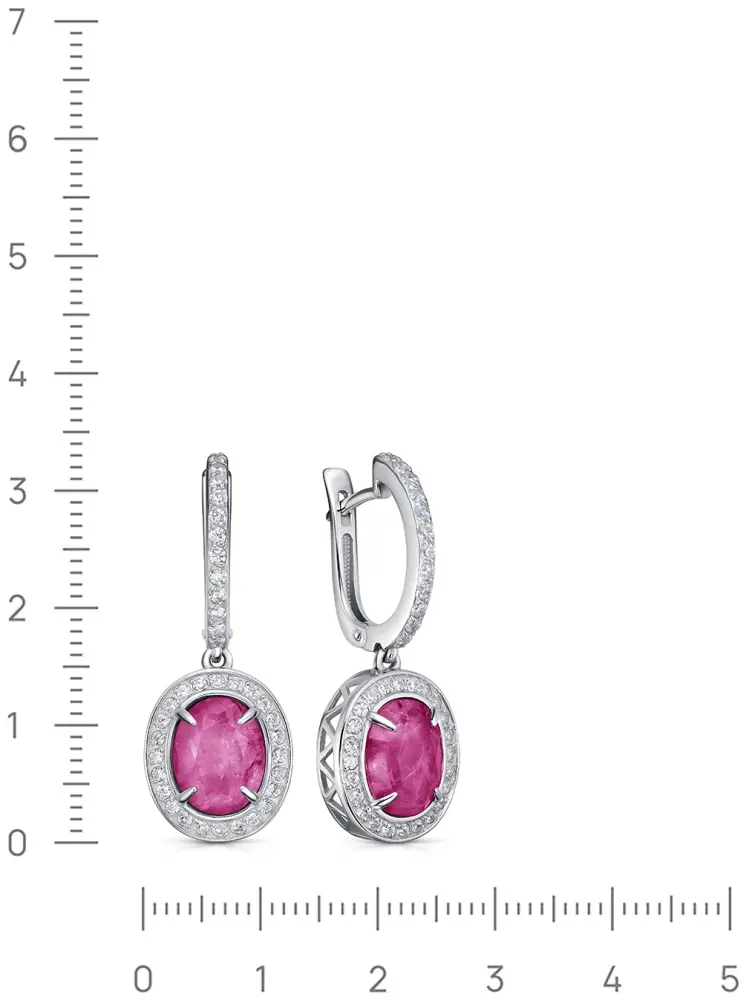 Серьги Kabarovsky 12-916-62300 вес 5.9 г серебро, алпанит, фианит купить,62960