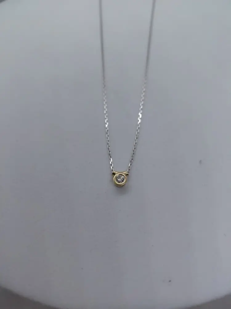 Колье Brilliant Style 4566-510012 длина 46 см вес 1.63 г золото, бриллиант купить,274000