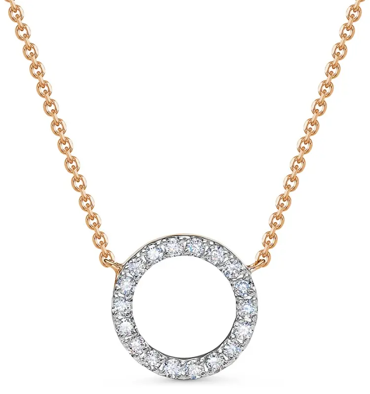Колье Brilliant Style 4065-50502 длина 46 см вес 2 г золото, бриллиант купить,345000