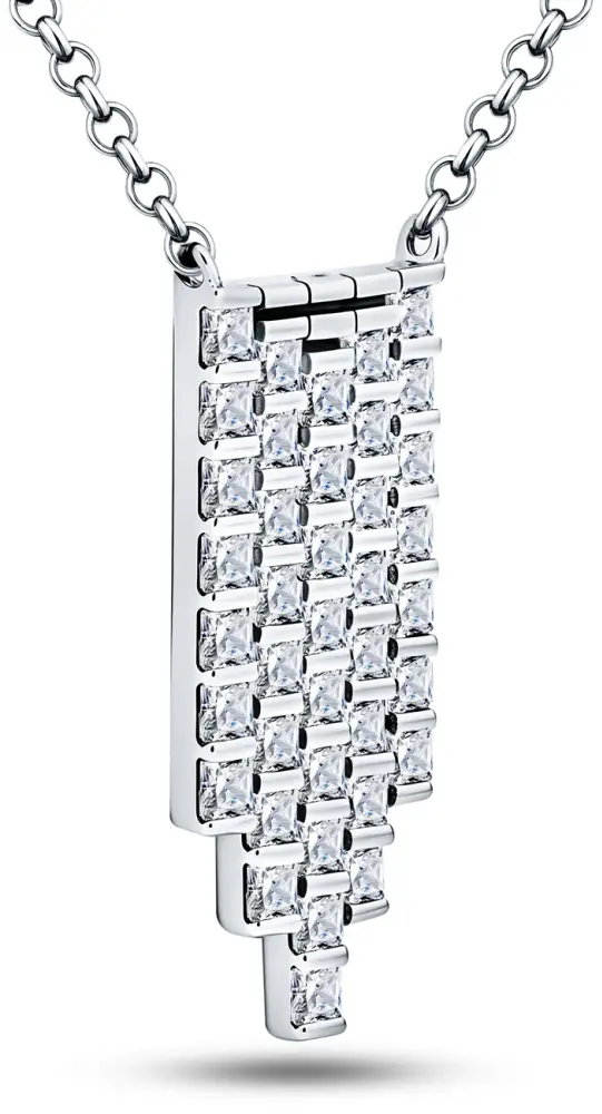 Колье SADKO 01069-51-090106-00 длина 40 см вес 6 г серебро, фианит - ForteMarket Колье SADKO 01069-51-090106-00 длина 40 см вес 6 г серебро, фианит купить,56000