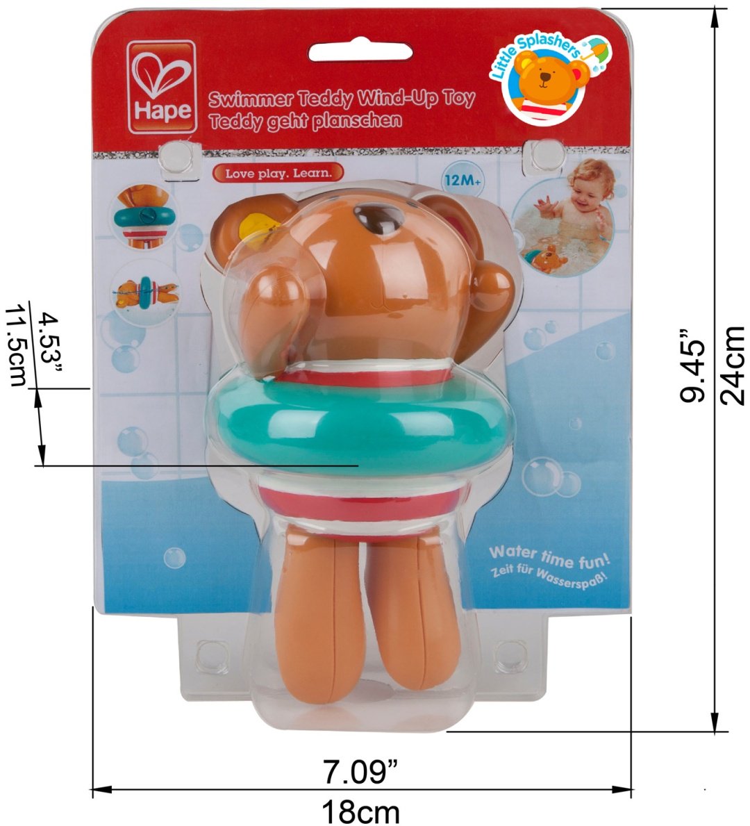 Hape Teddy Wind-Up Е0204 - ForteMarket Hape Teddy Wind-Up Е0204 купить,0