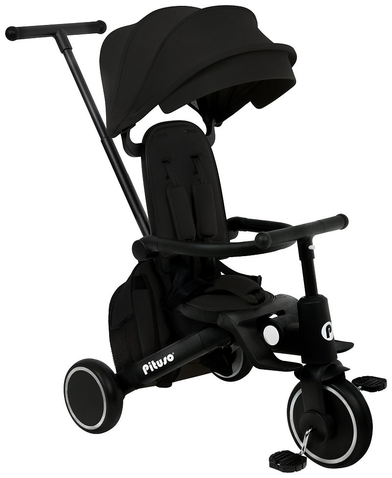 Трёхколёсный велосипед Pituso T8 PLUS-Black черный купить,NaN