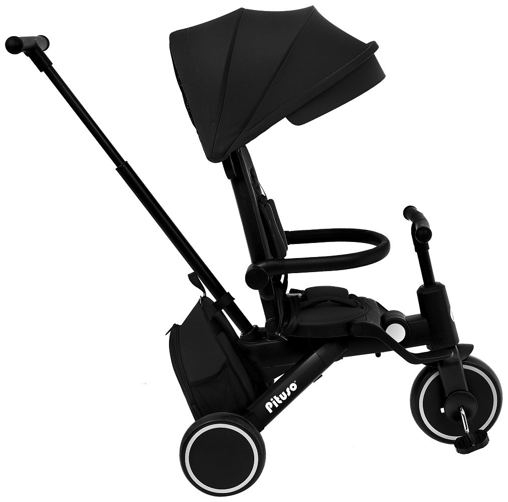 Трёхколёсный велосипед Pituso T8 PLUS-Black черный купить,NaN