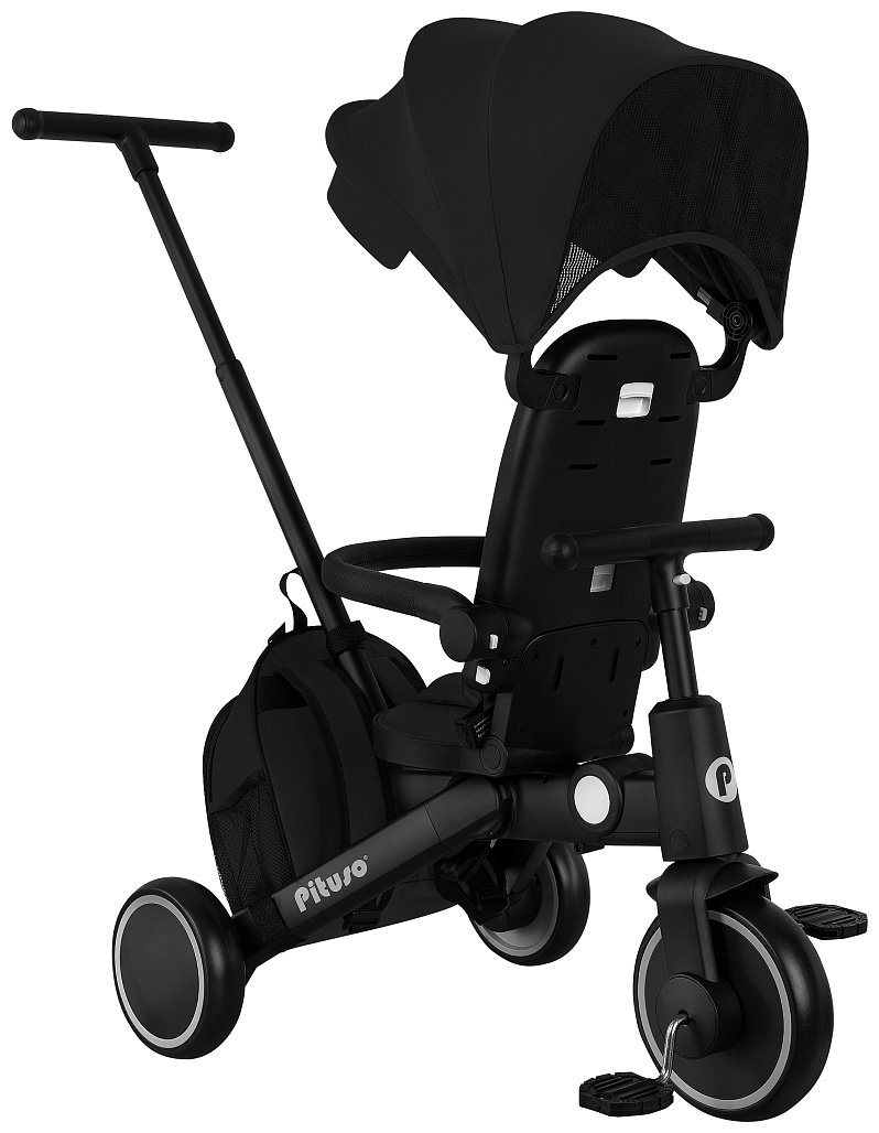 Трёхколёсный велосипед Pituso T8 PLUS-Black черный купить,NaN
