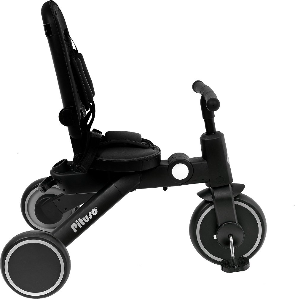 Трёхколёсный велосипед Pituso T8 PLUS-Black черный купить,NaN