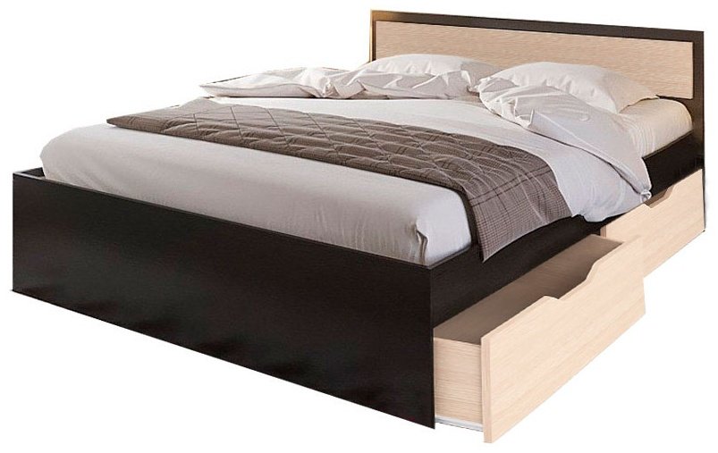 Кровать Стендмебель Гармония 160x200см коричневый купить,NaN