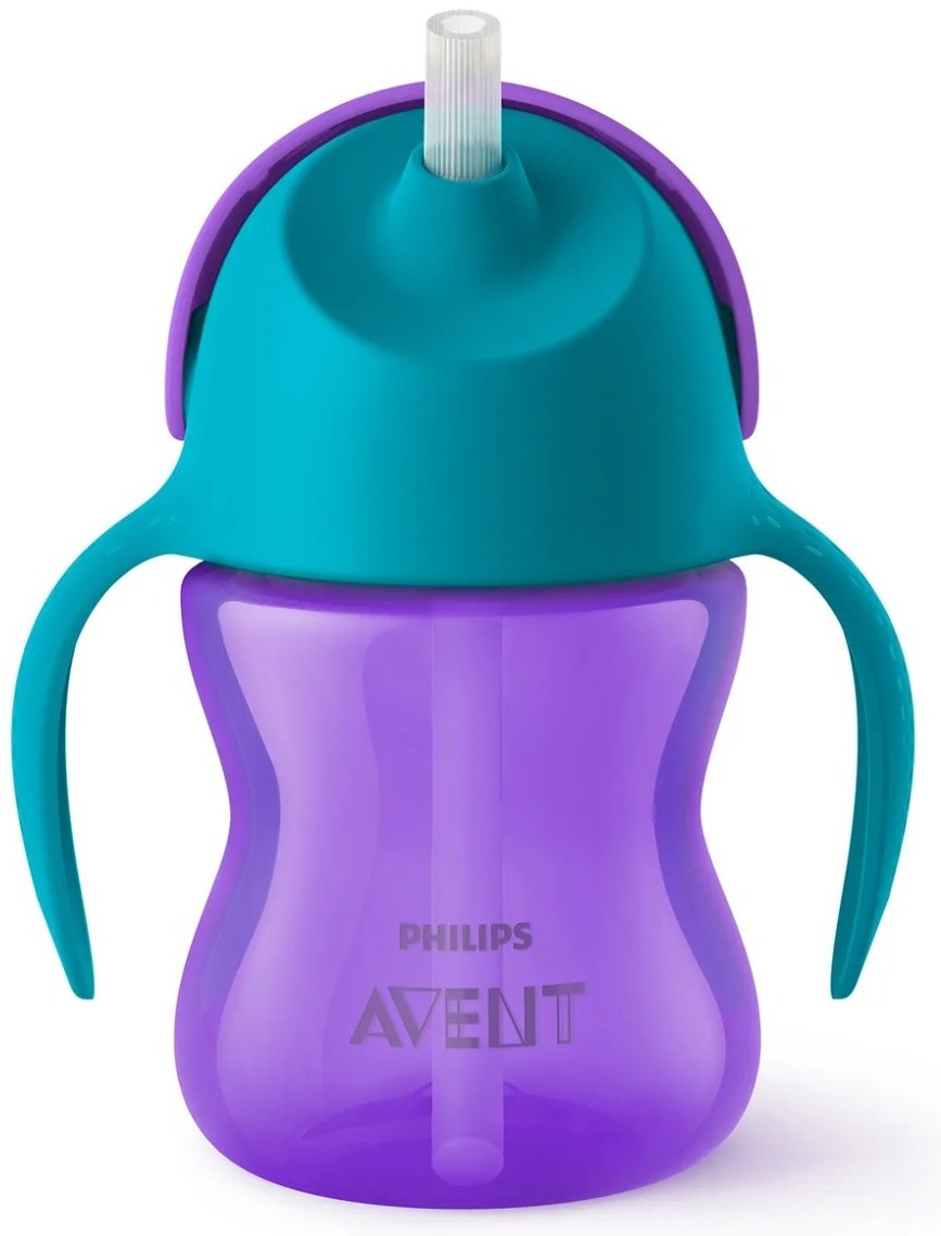 Поильник с трубочкой Philips Avent SCF796/02, 200 мл, пластик/силикон