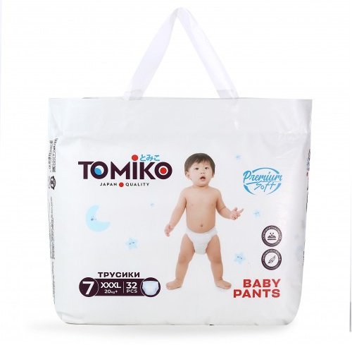 Подгузники-трусики Tomiko XXXL, 32 шт