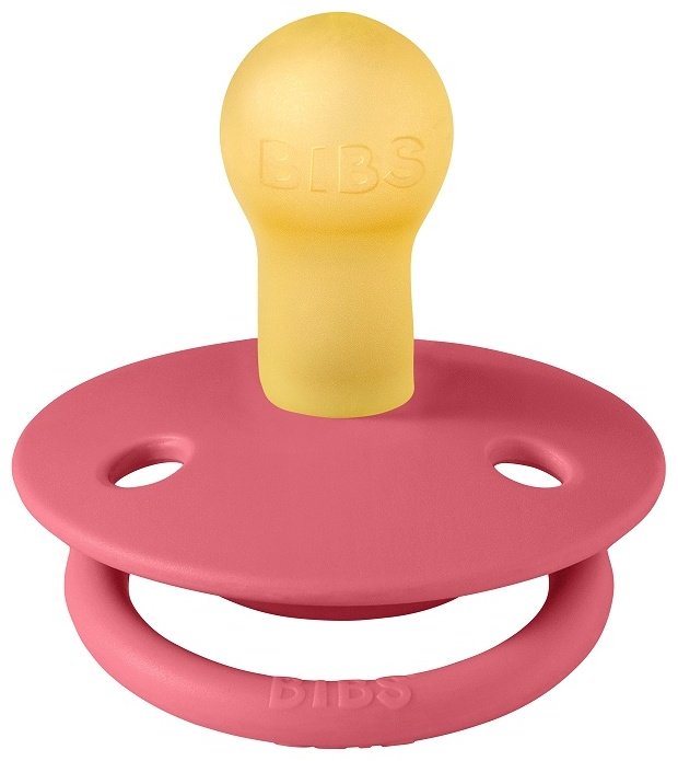 Пустышка BIBS De Lux Latex Coral 0-6 месяцев купить,0
