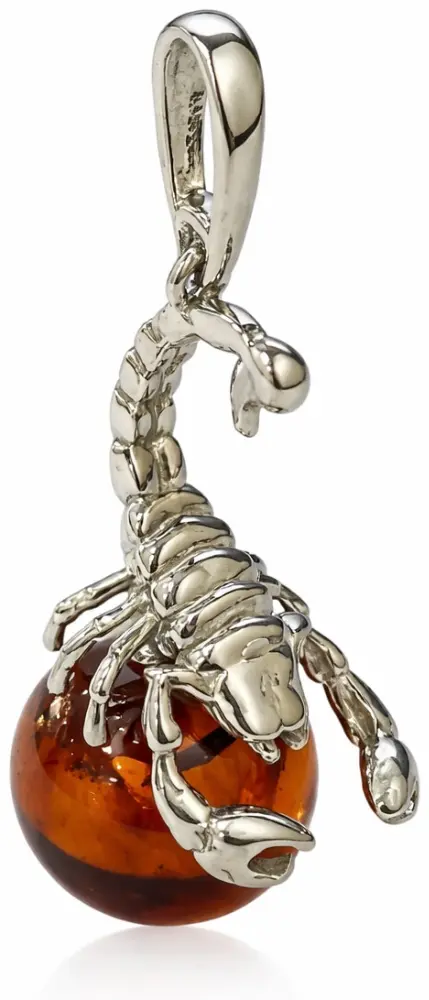 Подвеска AMBER TEAM 428041338qq вес 2.8 г серебро, янтарь купить,23600