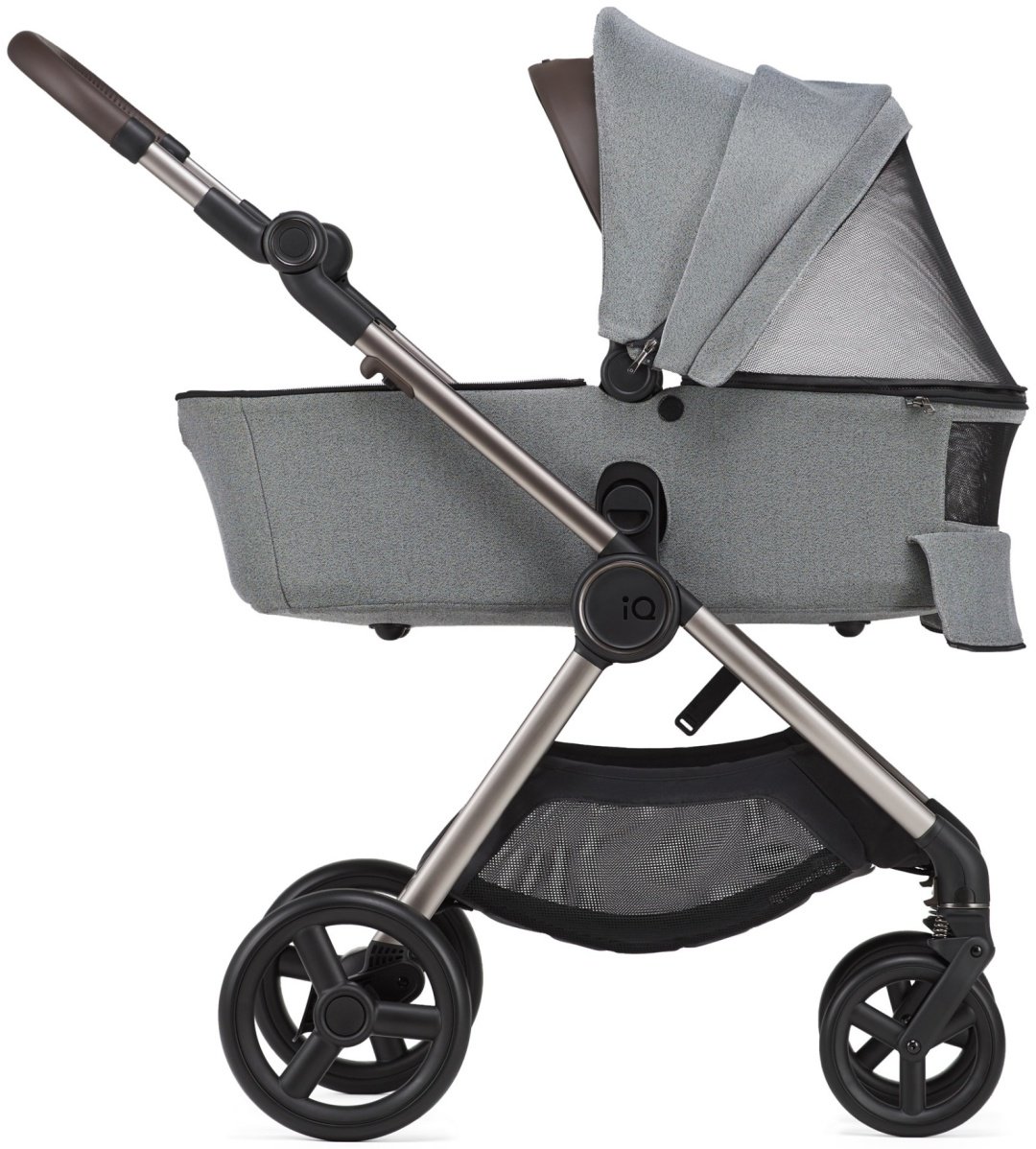 Коляска трансформер Anex IQ-07 Premium Pure, серый купить,0