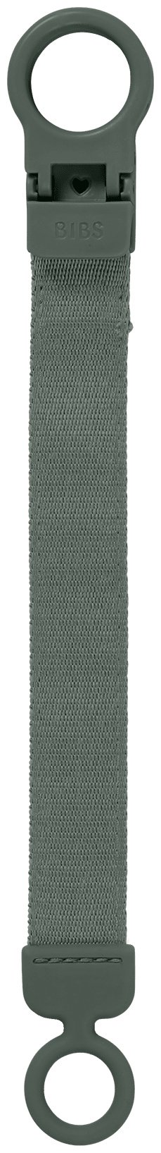Держатель пустышки BIBS Clip Loop Pine, 1 шт, зеленый