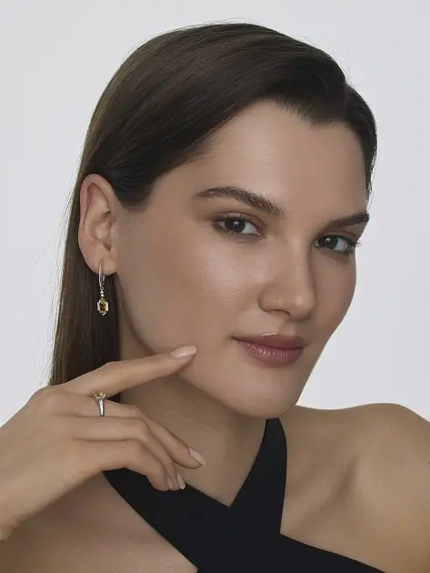 Серьги АЛЬКОР 02-4853_00ЦТ-00 вес 3.8 г серебро, цитрин, фианит - ForteMarket Серьги АЛЬКОР 02-4853_00ЦТ-00 вес 3.8 г серебро, цитрин, фианит купить,42880