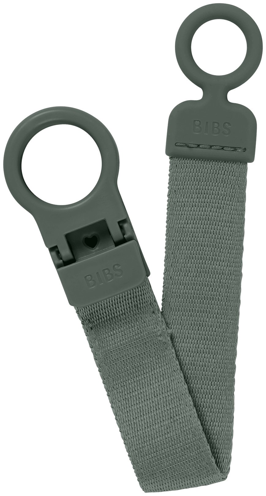 Держатель пустышки BIBS Clip Loop Pine, 1 шт, зеленый купить,0