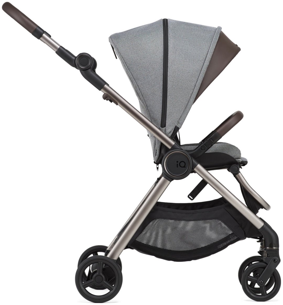 Коляска трансформер Anex IQ-07 Premium Pure, серый купить,0