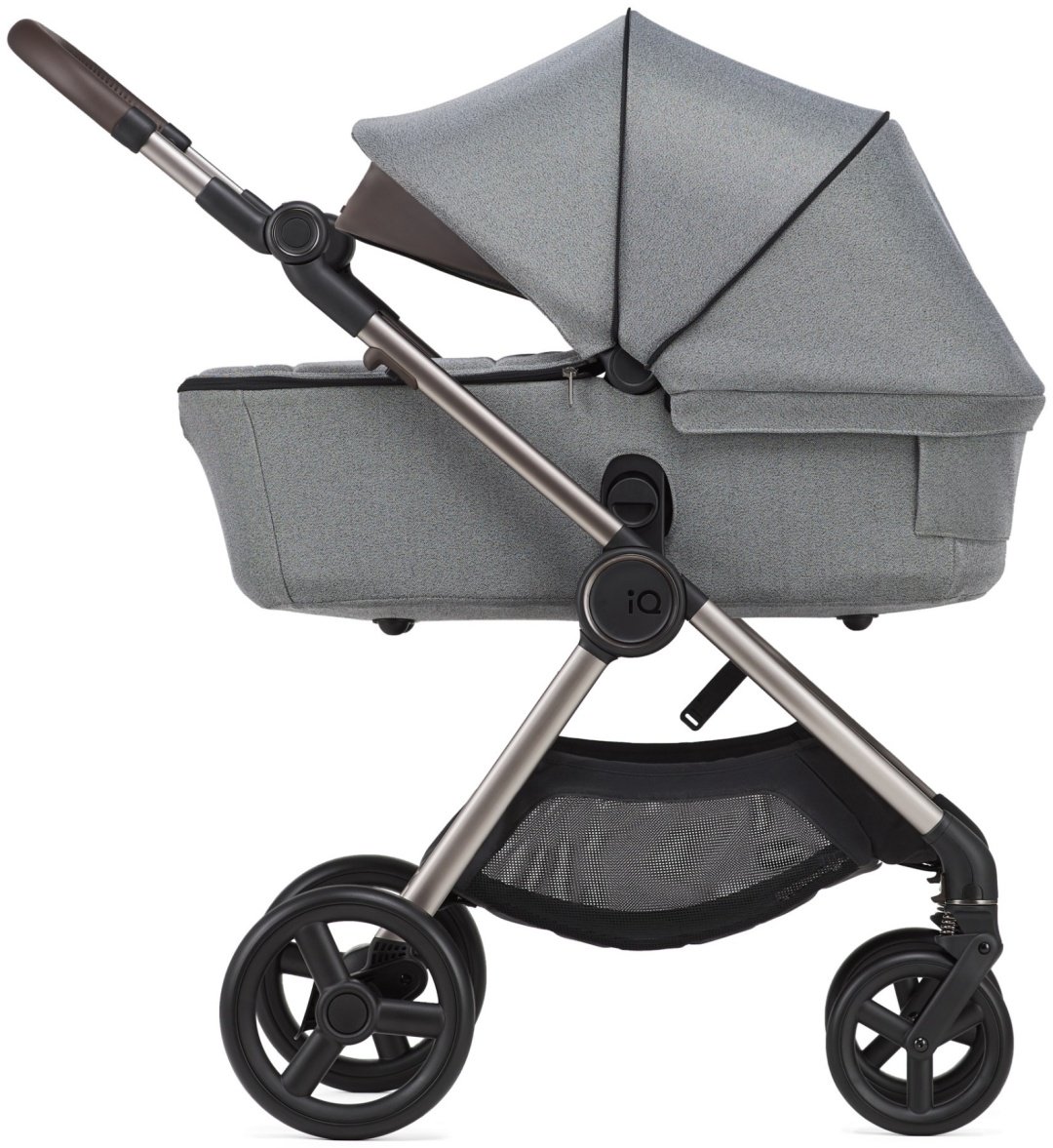 Коляска трансформер Anex IQ-07 Premium Pure, серый купить,0