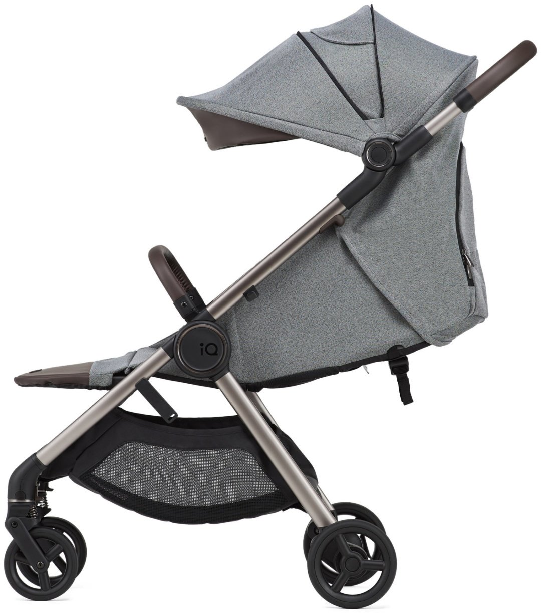 Коляска трансформер Anex IQ-07 Premium Pure, серый купить,0