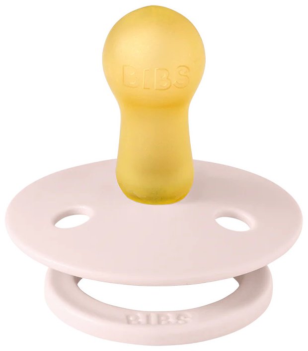 Набор пустышек BIBS Pale Butter/Petal, 2 шт, розовый купить,0