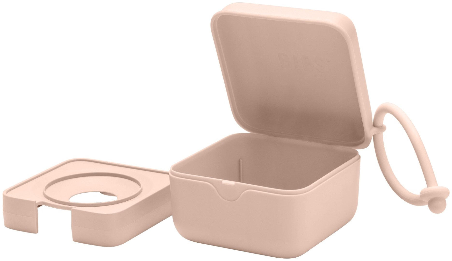 Футляр для пустышек BIBS Pacifier Box Blush, 1 шт, розовый купить,0