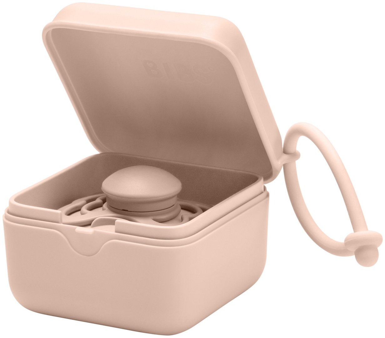 Футляр для пустышек BIBS Pacifier Box Blush, 1 шт, розовый купить,0